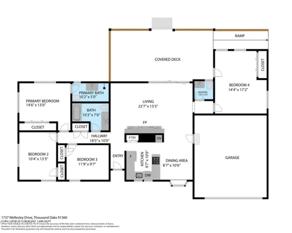 1737 Wellesley - 2D Floor Plan