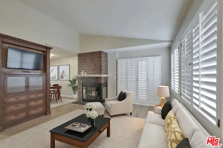 Living Area Shutters Closed