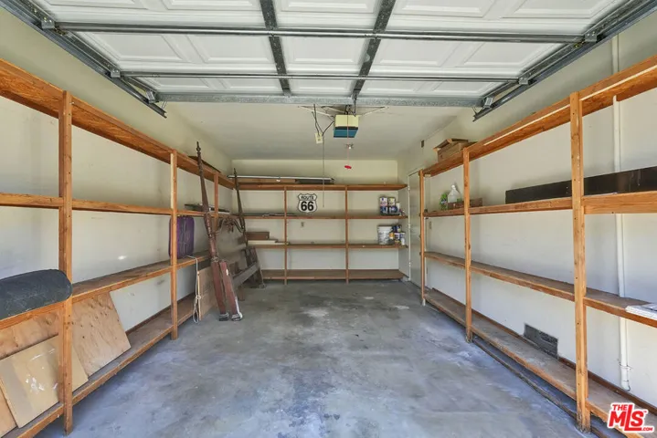 Private 1 car Garage Built In Storage