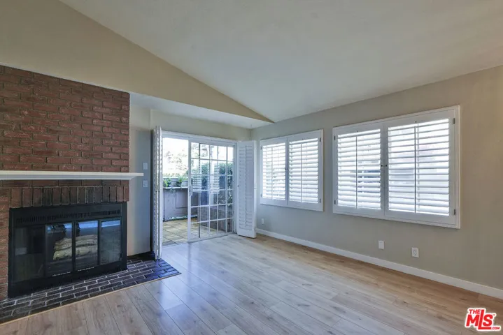 Living Area Sliders Open To Patio