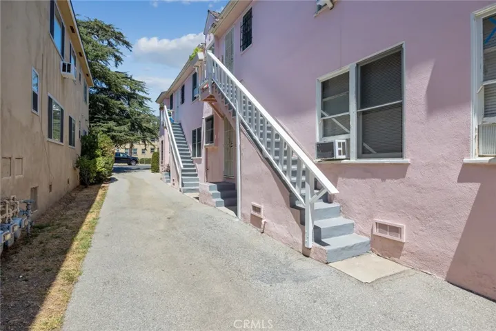 Stairs to upstairs unit