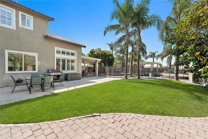 Large back yard