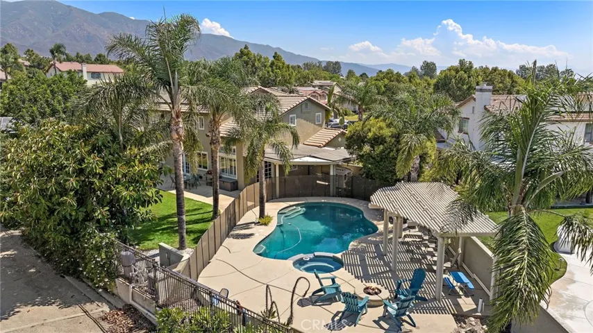 Fenced in Pool area