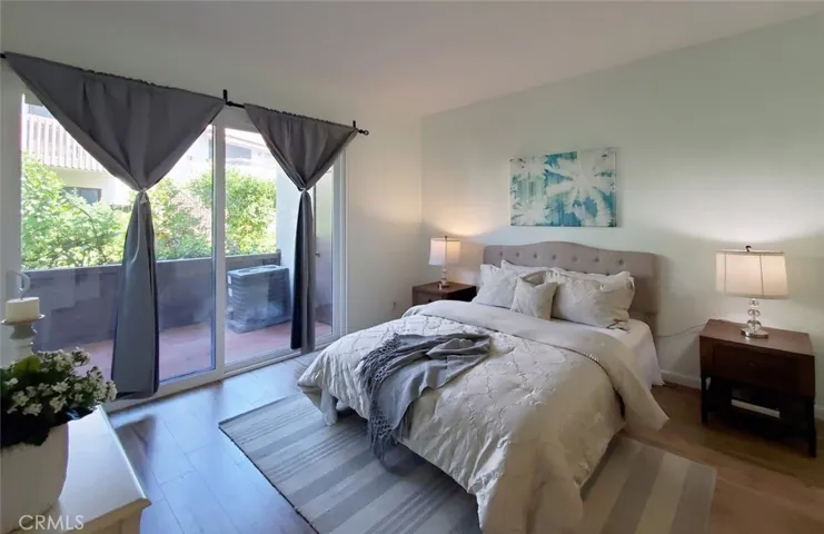 Master Bedroom with Patio View