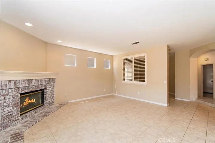 Family Room and Fireplace
