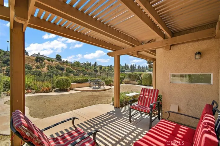 Patio with Lattice Cover