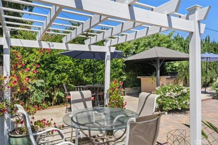Patio sitting area