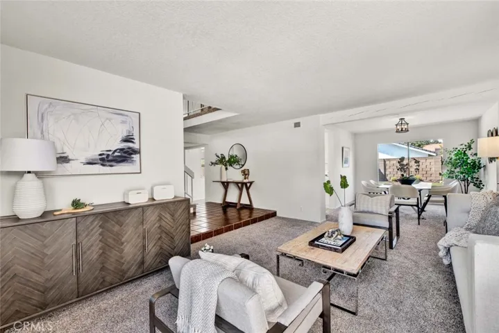 Formal Living Room that Opens to Dining Area