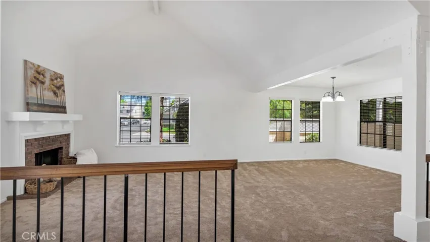 Brand new carpeting and modern white paint!