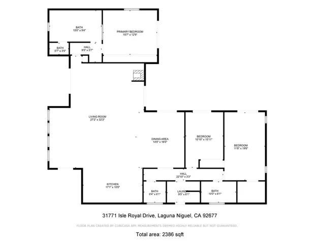 31771 Isle Royal Drive, Laguna Niguel, California 92677