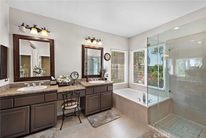 Primary bathroom suite
