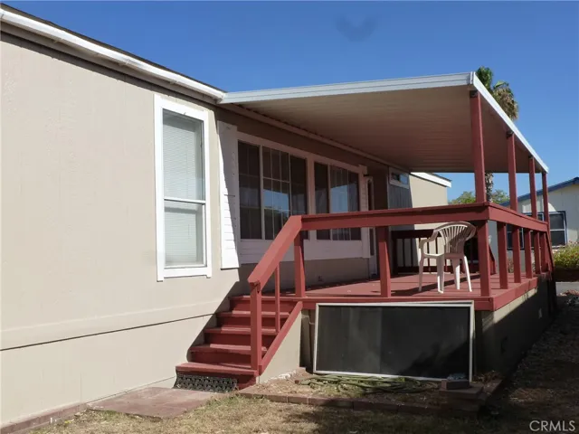 Back stairs from deck