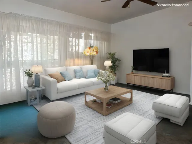 Virtually Staged-Living Room