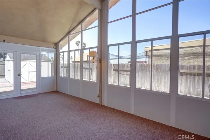 Floor to ceiling glass windows