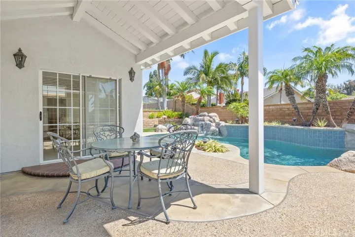 Covered backyard Patio