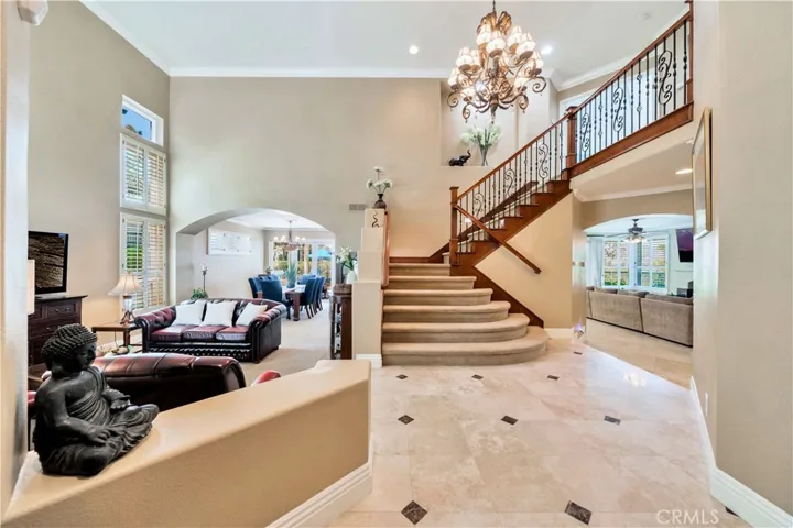 Formal Entry With Vaulted Ceilings