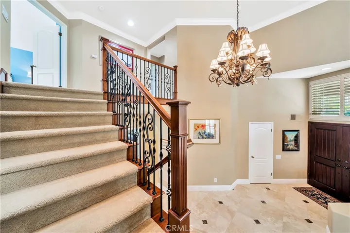 Dramatic Entry with Spiral Staircase