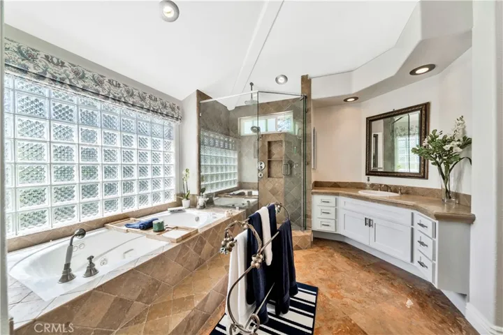 Primary Bathroom with Jacuzzi Tub