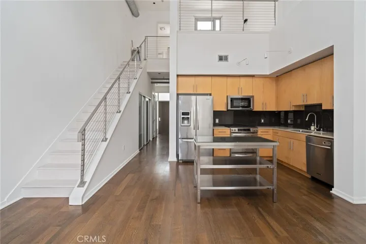 Kitchen and view to the loft