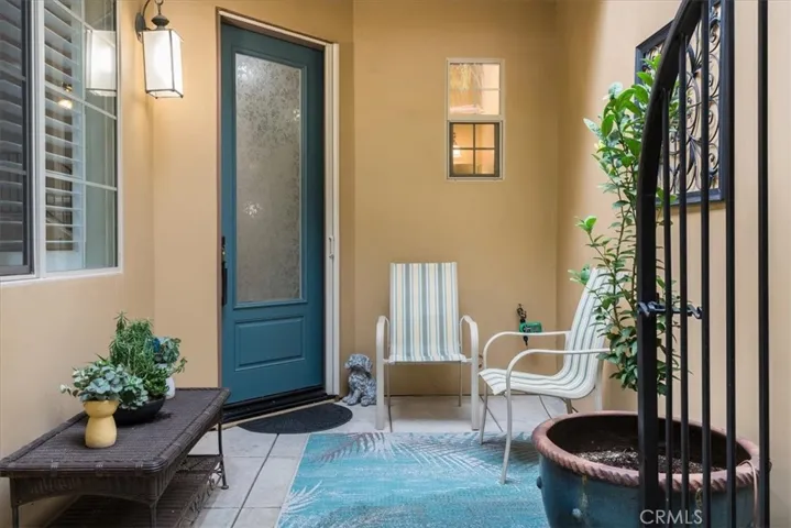 Gated Front Courtyard leading to Front Door
