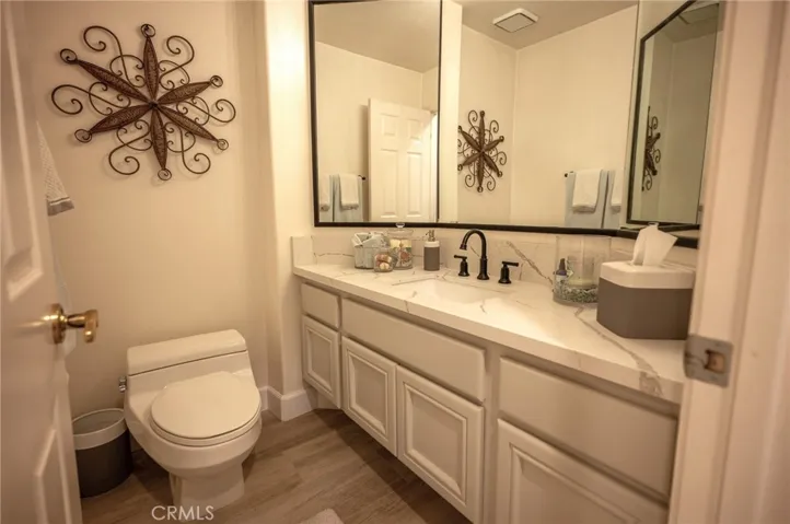 Half bathroom downstairs