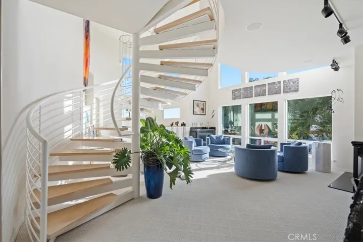 Stunning custom spiral staircase