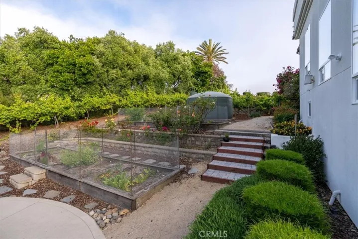 Manicured gardens