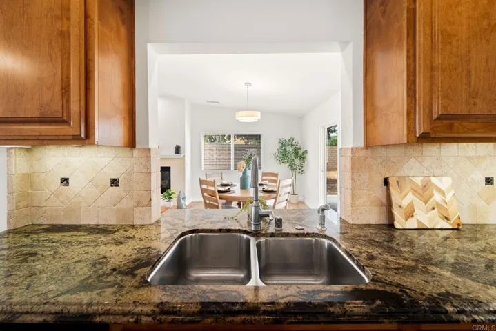 One of two kitchen pass-throughs.