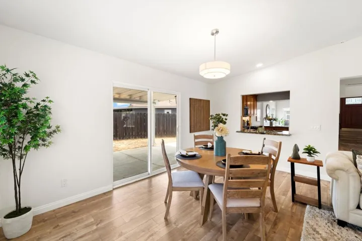 Great room offers multiple areas for social gatherings and activities.
