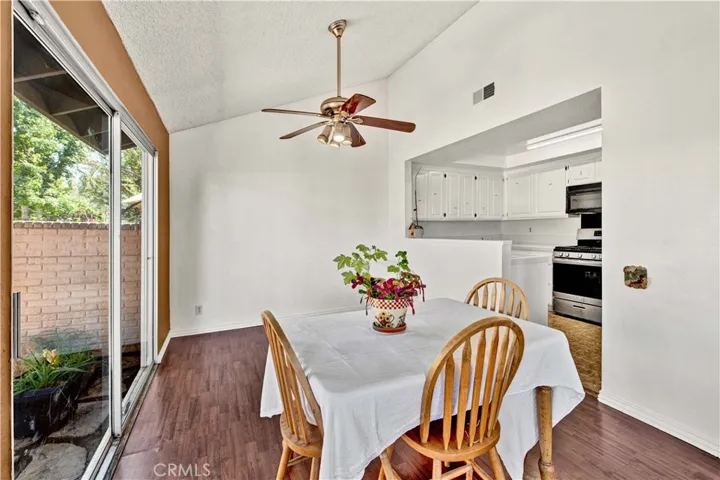 Dining Room with Ceiling Fan