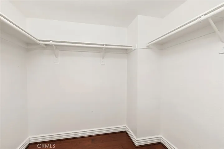 Primary bath walk-in closet off bathroom suite