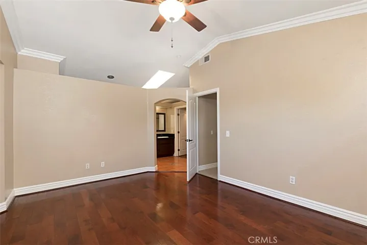 View to primary bathroom & walk-in closet