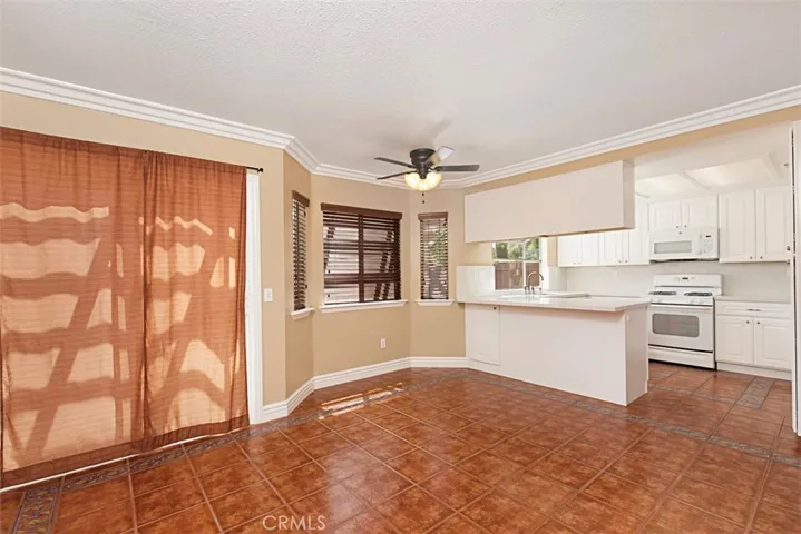 View of the kitchen from the family room