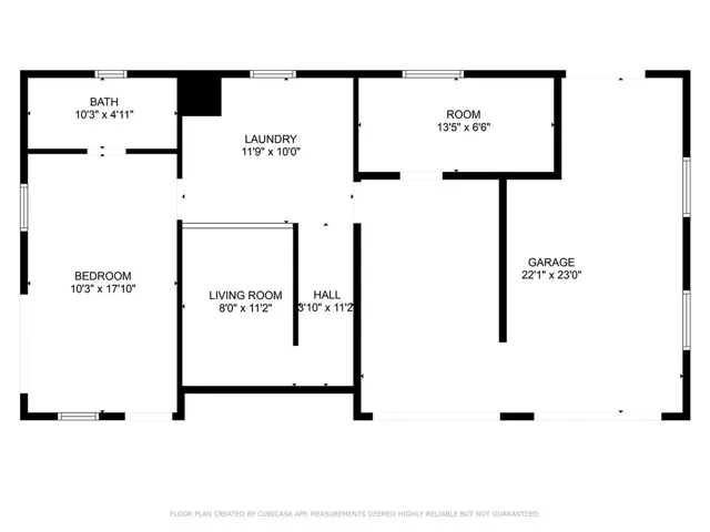 Studio/Garage Floor Plan