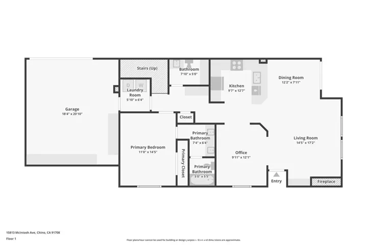 15813 Mcintosh Avenue, Chino, California 91708
