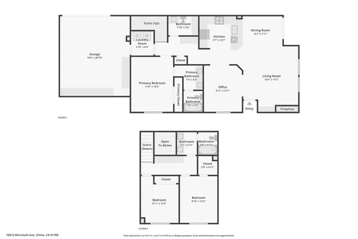 15813 Mcintosh Avenue, Chino, California 91708