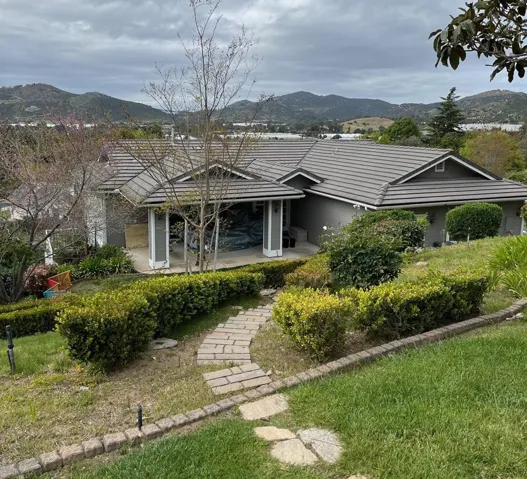 Exterior side of the Guest House with spacious patio