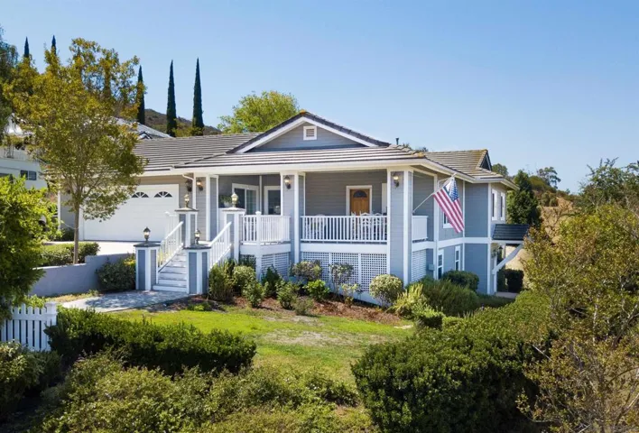 Guest House with Porch and 2 car garage