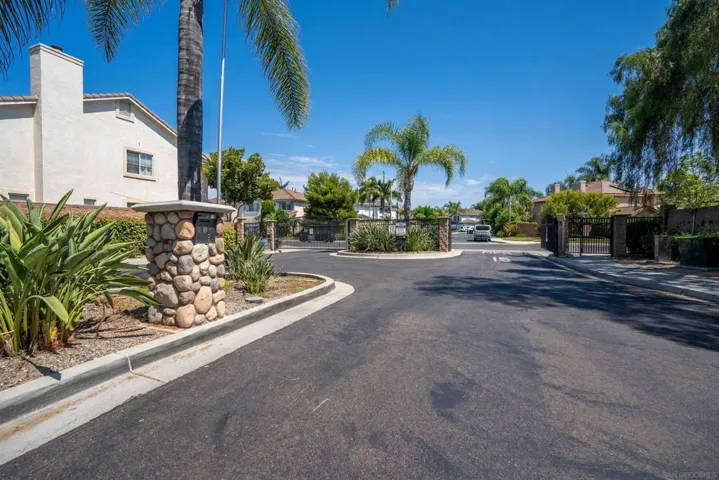 Entrance into the gated community