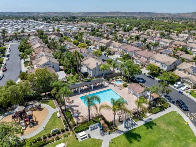 Community center, park, pool