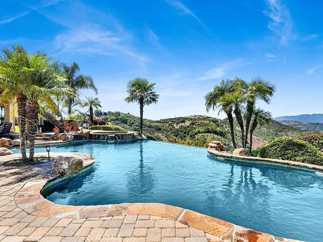 Infinity Pool with Mountain View