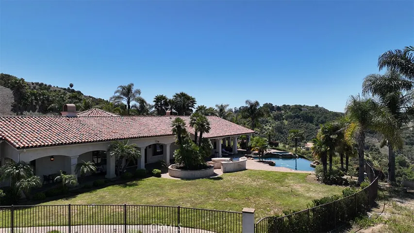 Higher view of Back Yard