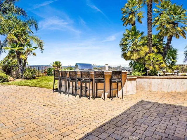 BBQ Area in Backyard Patio