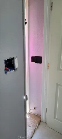 Inside & Outside of bath door electric switch hole
