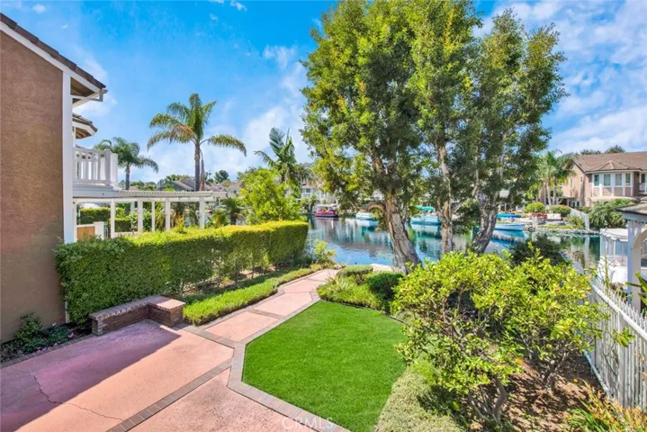 View of backyard