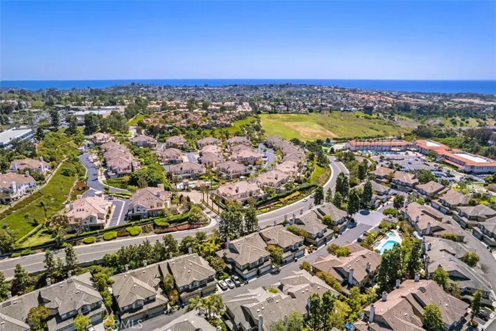 Aerial views overlooking Stoney Pointe in Bear Brand area toward ocean.