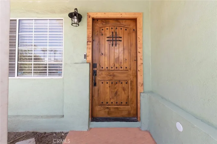 Recently installed front door