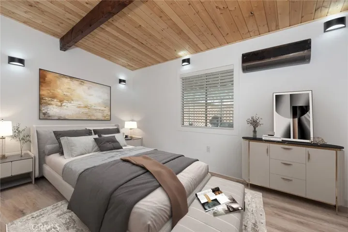 VIRTUALLY STAGED primary bedroom