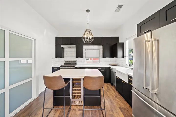Remodeled kitchen