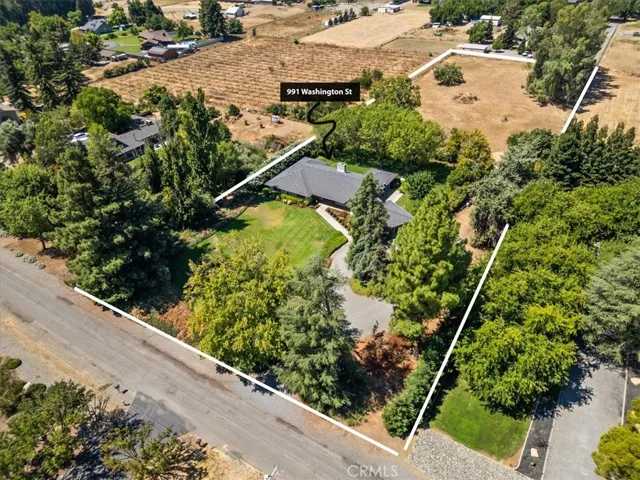 Overhead view of perimeter